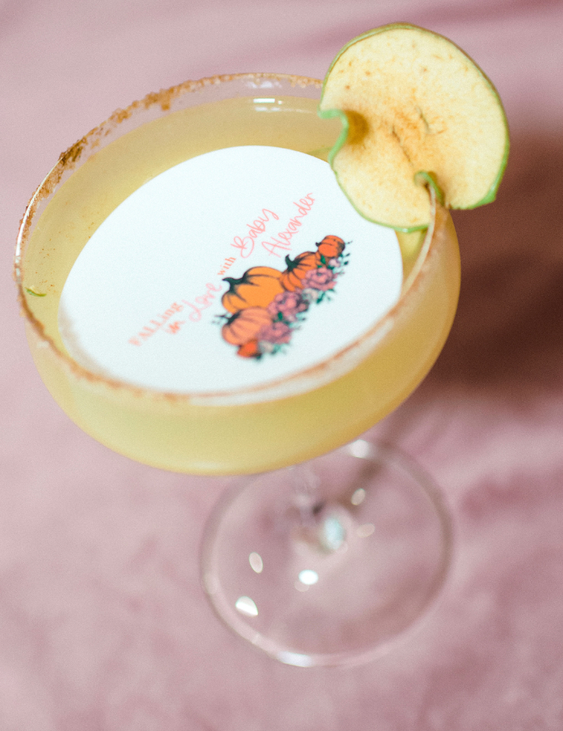 custom signature cocktails for baby shower