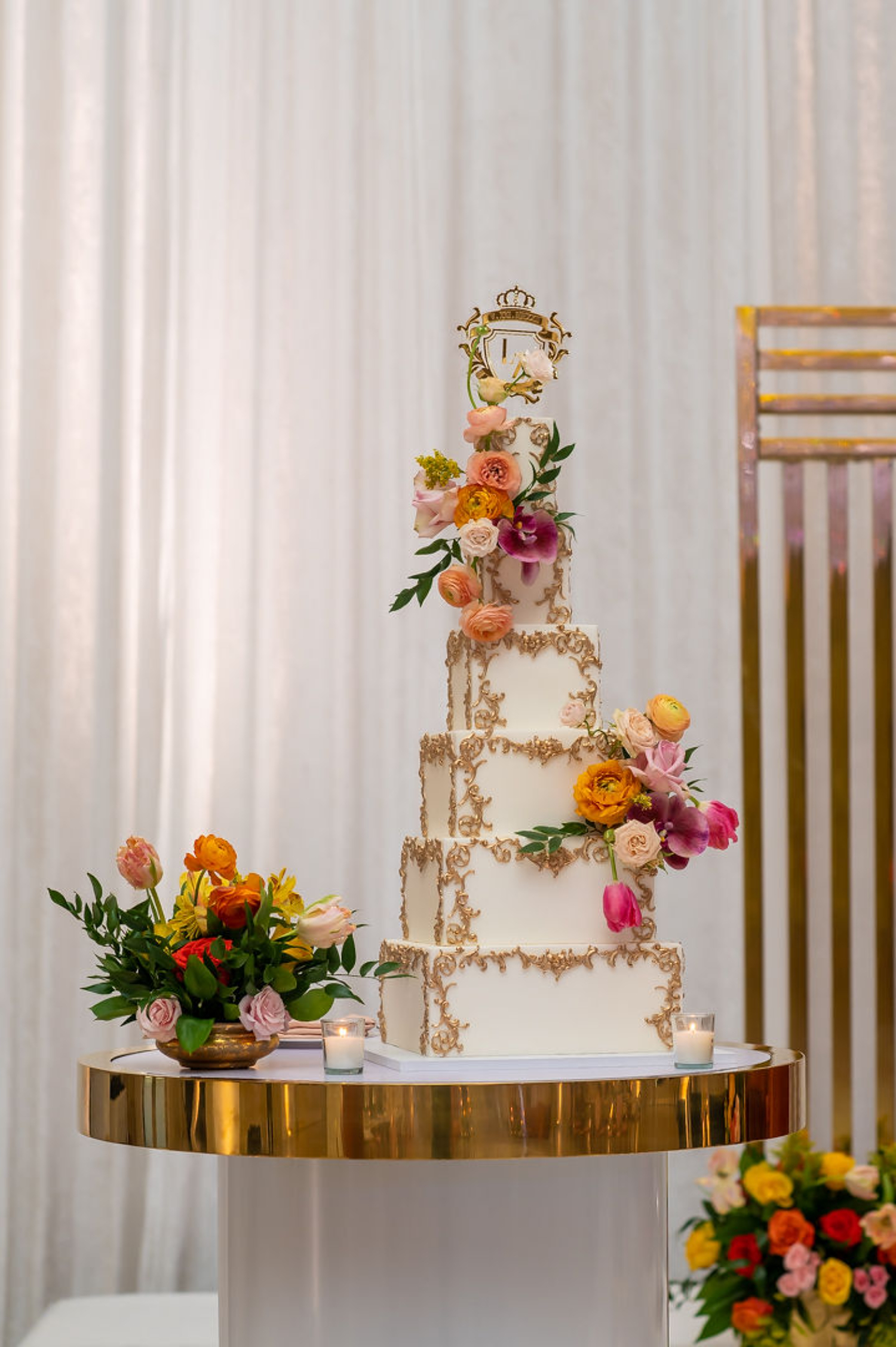 5 tier royal wedding cake